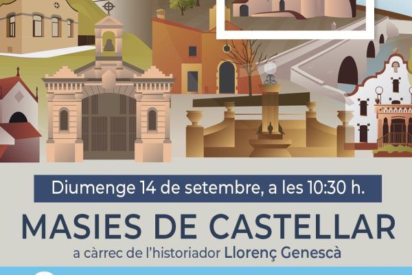 Un Tomb per la Història: ‘Masies de Castellar’, a càrrec de l’historiador Llorenç Genescà