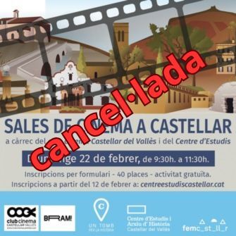 Un Tomb per la Història: ‘Sales de cinema a Castellar’, a càrrec del Club de Cine de Castellar i el Centre d'Estudis
