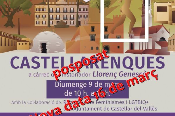 Un Tomb per la Història: ‘Castellarenques’, a càrrec de Llorenç Genescà