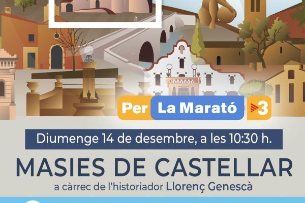 Un Tomb per la Història: ‘Masies de Castellar’, a càrrec de l’historiador Llorenç Genescà